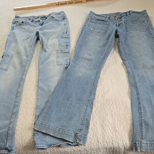 American Eagle Bundle Kick Boot Next Level Stretch Size 4 Vintage Flare Size 6